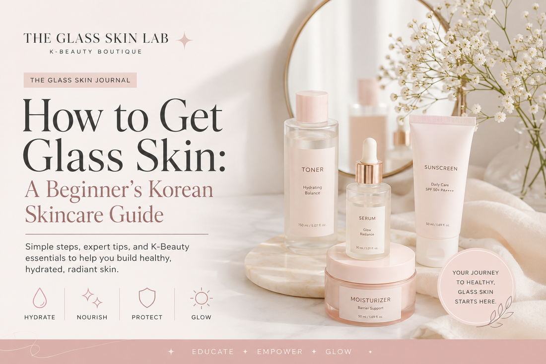 Beginner’s Korean skincare guide for glass skin by The Glass Skin Lab